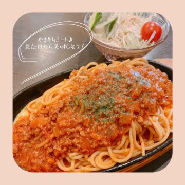 6日のランチはミートスパランチ！