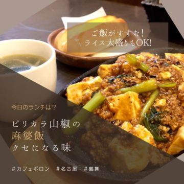 16日のランチは麻婆飯♪